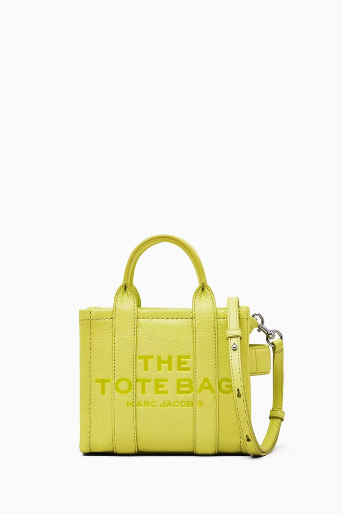 

The Mini Tote Bag in Cow leather, Yellow