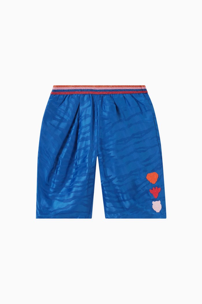 

Party Capsule Animal Logo Shorts, Blue