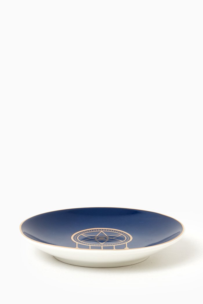 

Dreamcatcher Trinket Dish in Bone China, Blue