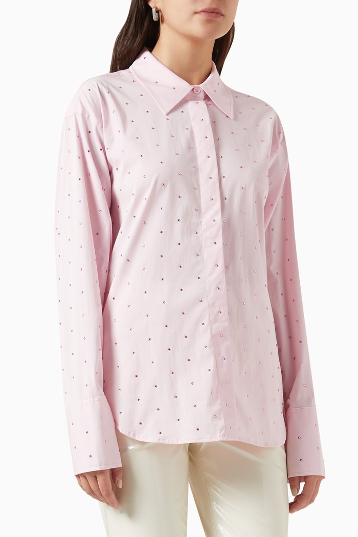 

Crystal Shirt in Poplin, Pink