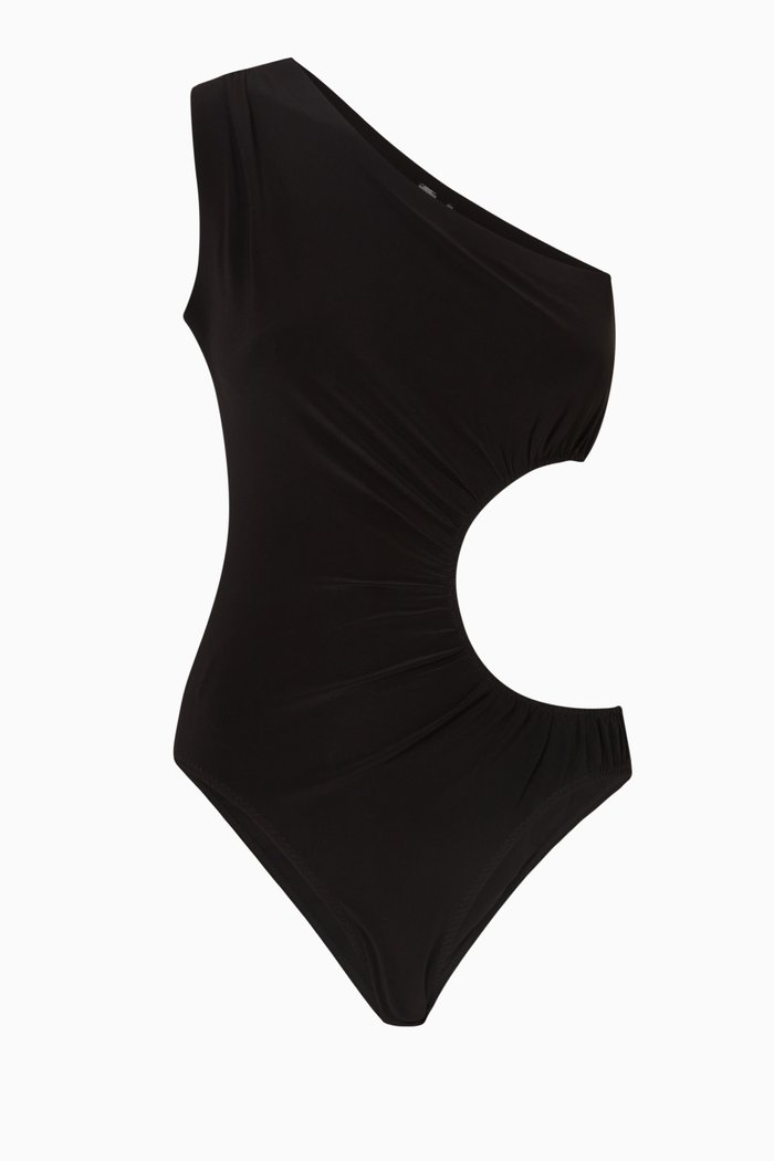 

Sunburst Mio One-piece Swimsuit in Four-way Stretch Lyrca, Black