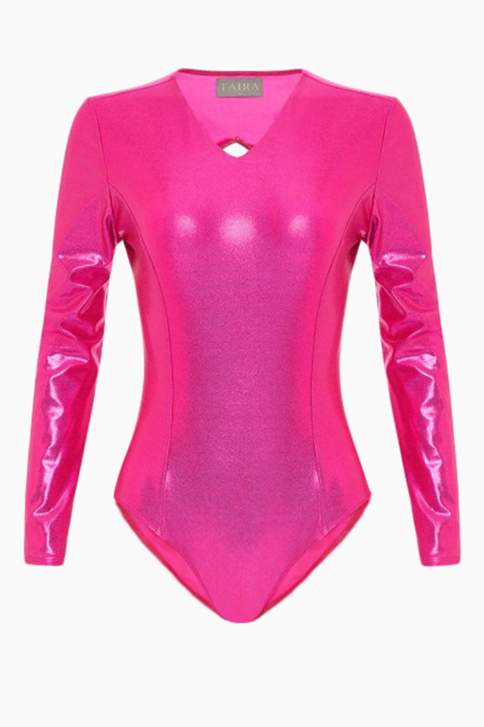Diamond One-piece Swimsuit in Sustainable Stretch Blend, Pink