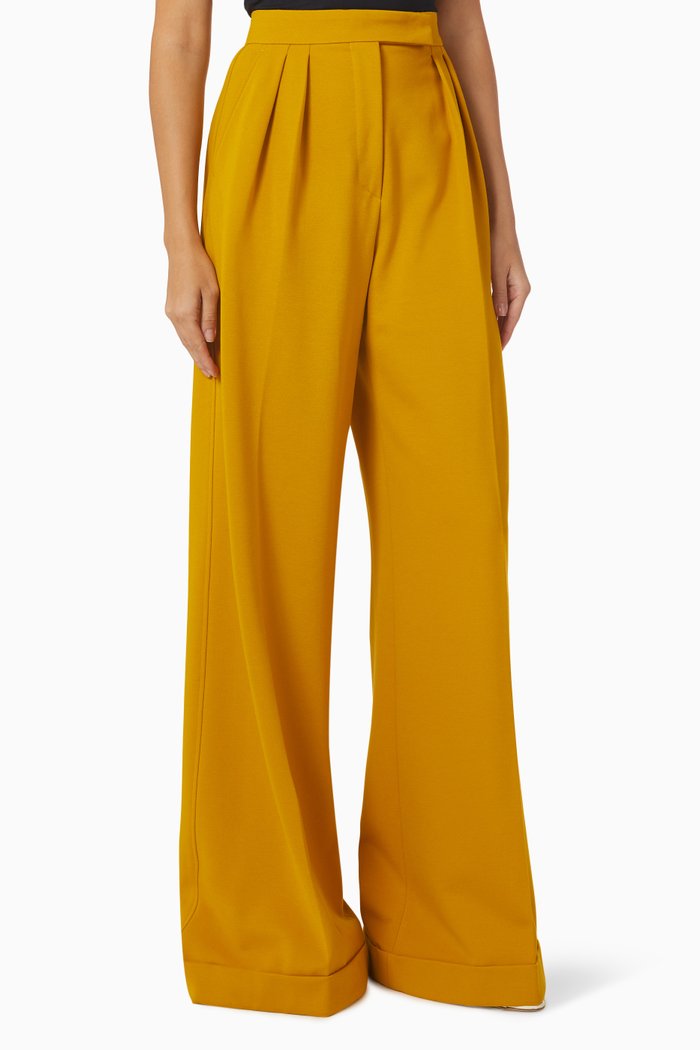 

Urlo Wide-leg Pants in Viscose-jersey, Yellow