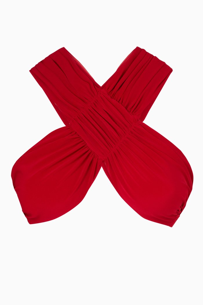 

Crossfit Bikini Top in Lycra Blend, Red