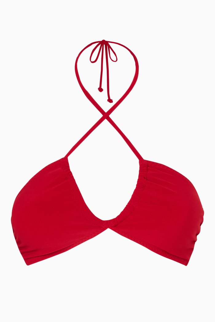 

Jason Bikini Bra in Lycra Blend, Red