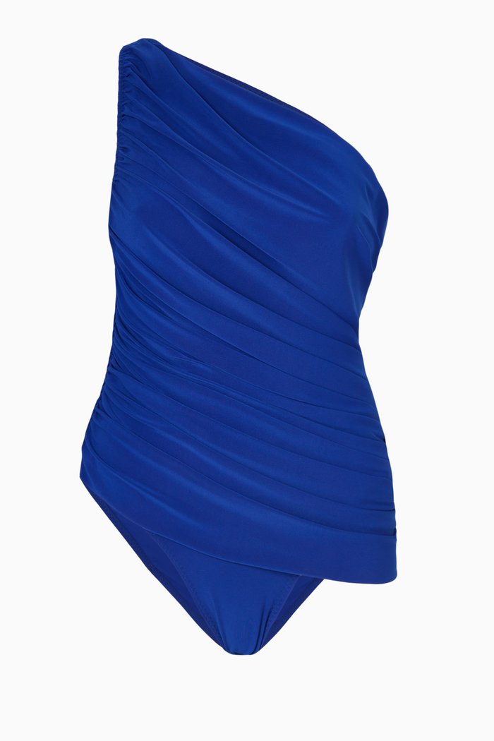 

Diana Mio One-piece Swimsuit in Lycra Blend, Blue