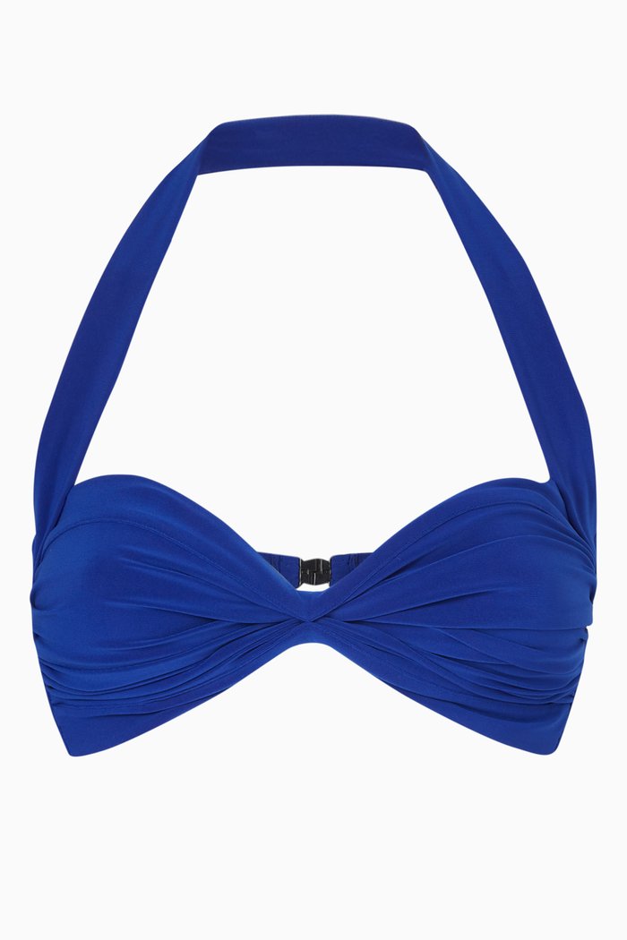 

Bill Bikini Bra in Four-way Stretch Poly Lycra, Blue