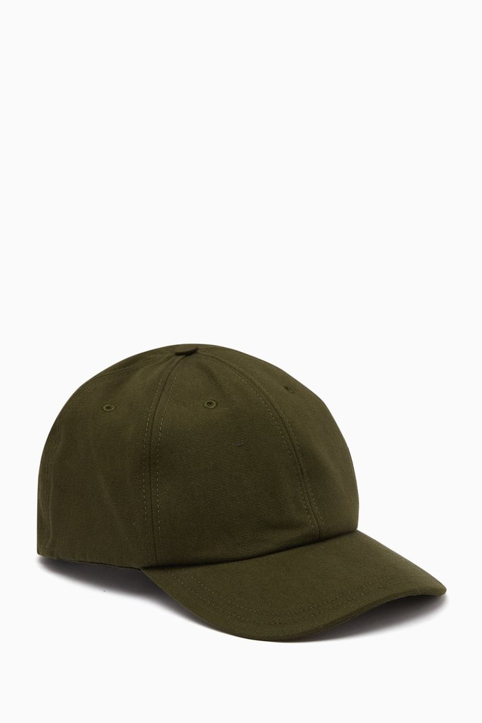 

Baseball Cap in Grosgrain Cotton, Green