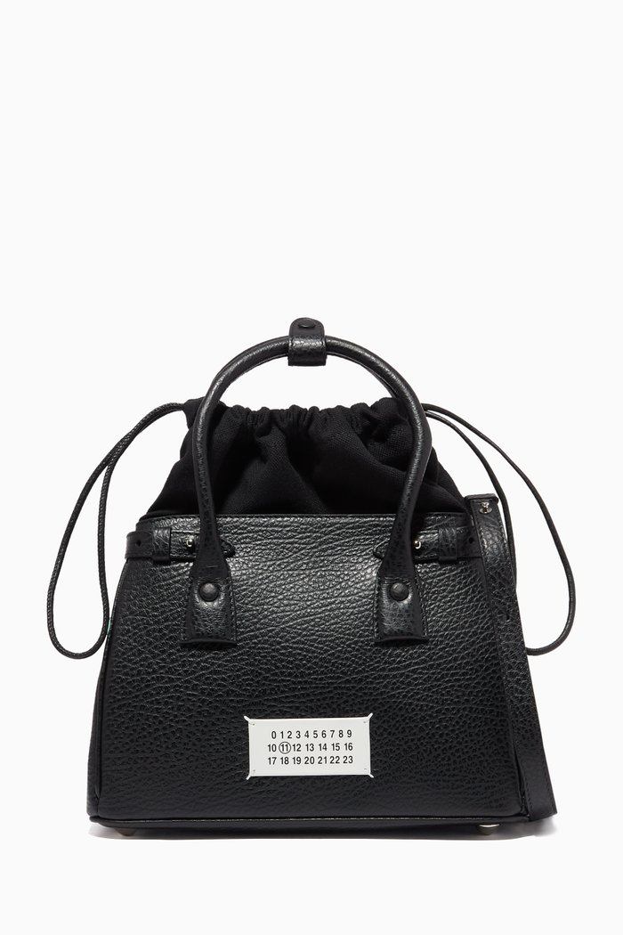 

5AC Top-handle Bag in Leather, Black