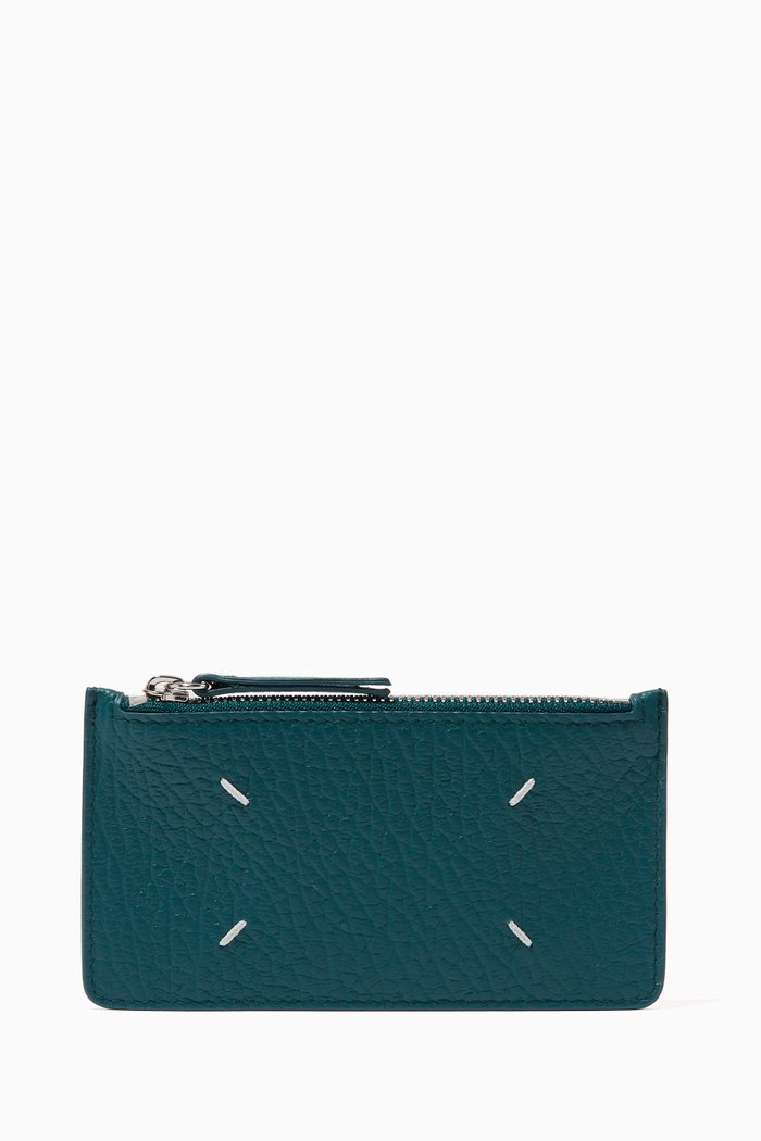 

Octane Four-stitch Cardholder in Grained Calf Leather, Multicolour