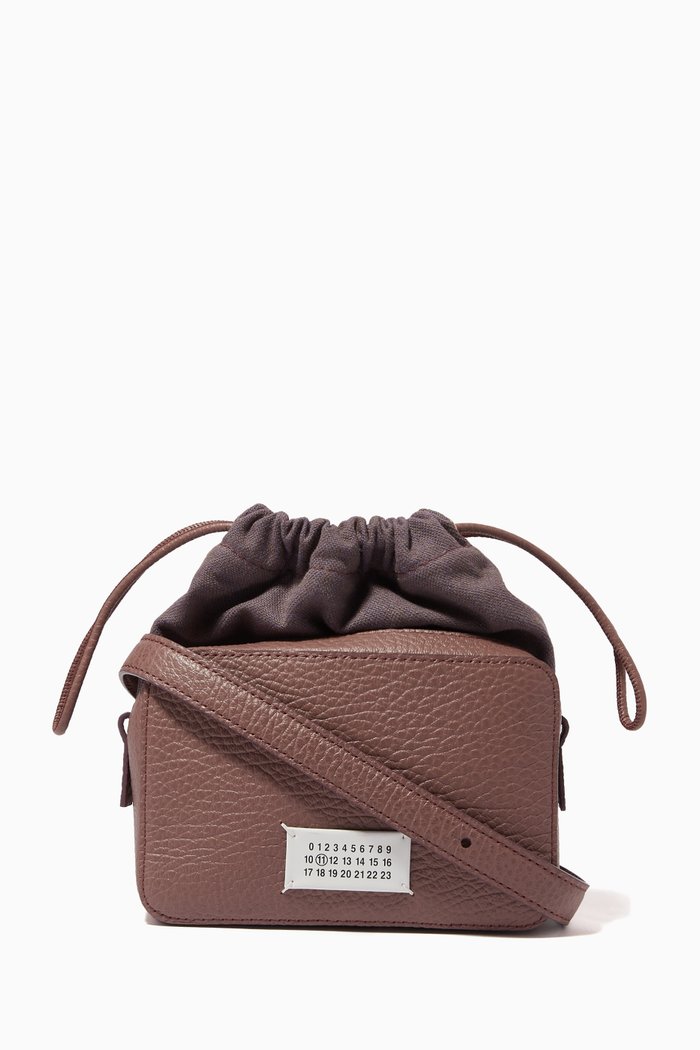 

Mini 5AC Camera Shoulder Bag in Leather, Pink