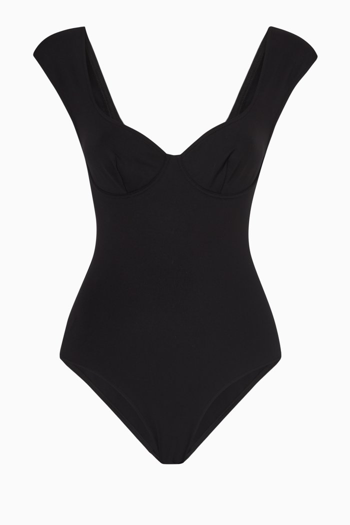 

Victoire One-piece Swimsuit, Black