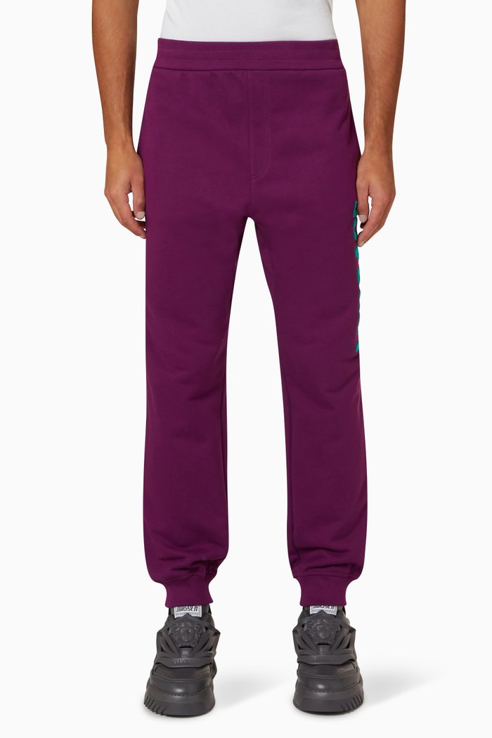 

Logo Sweatpants in Cotton, Purple