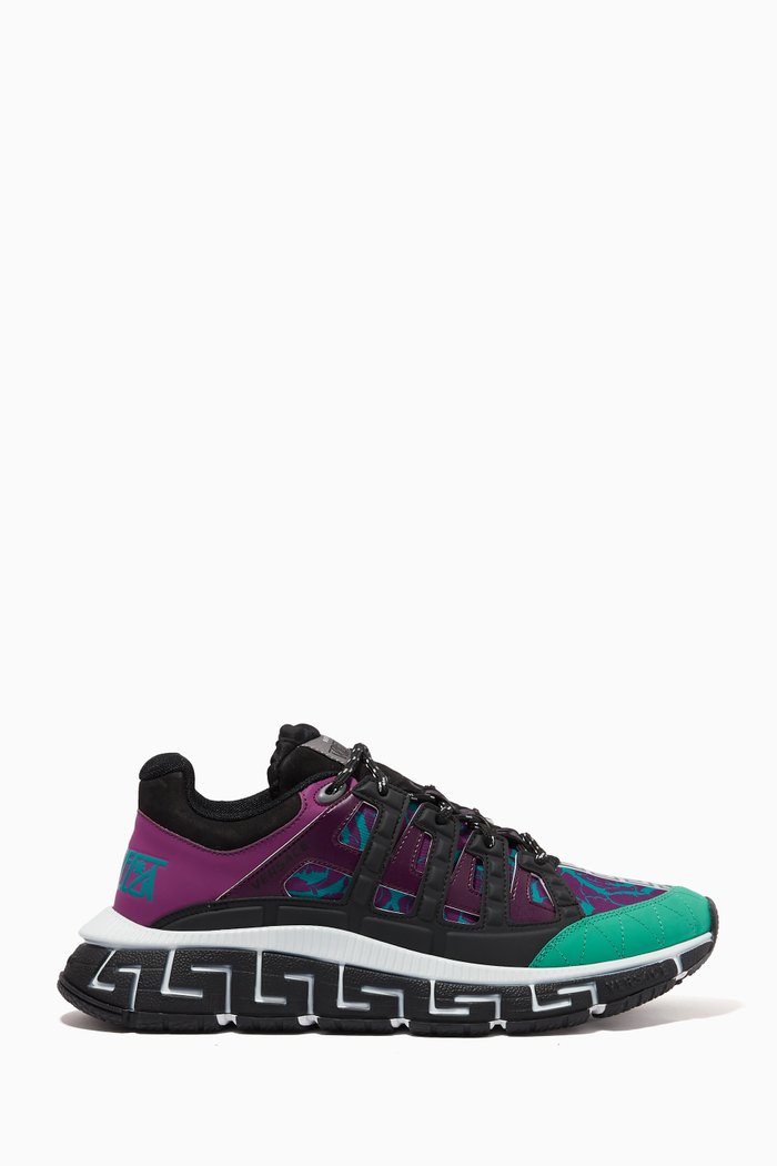 

Trigreca Sneakers in Nylon & Nubuck, Blue