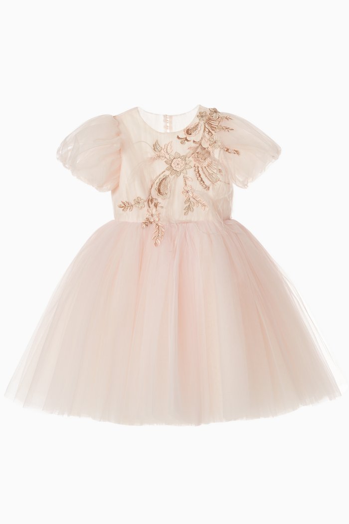 

Bloom Dress in Tulle, Pink