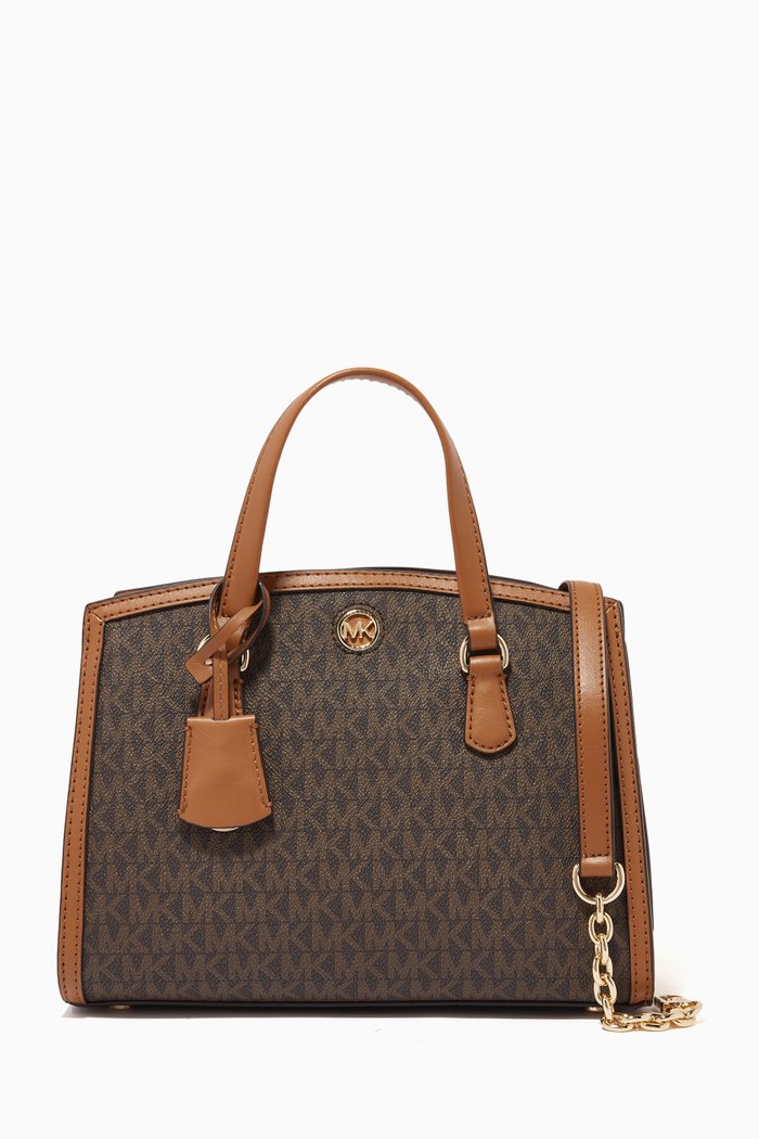 

Small Chantal Messenger Bag in Signature Canvas, Multicolour