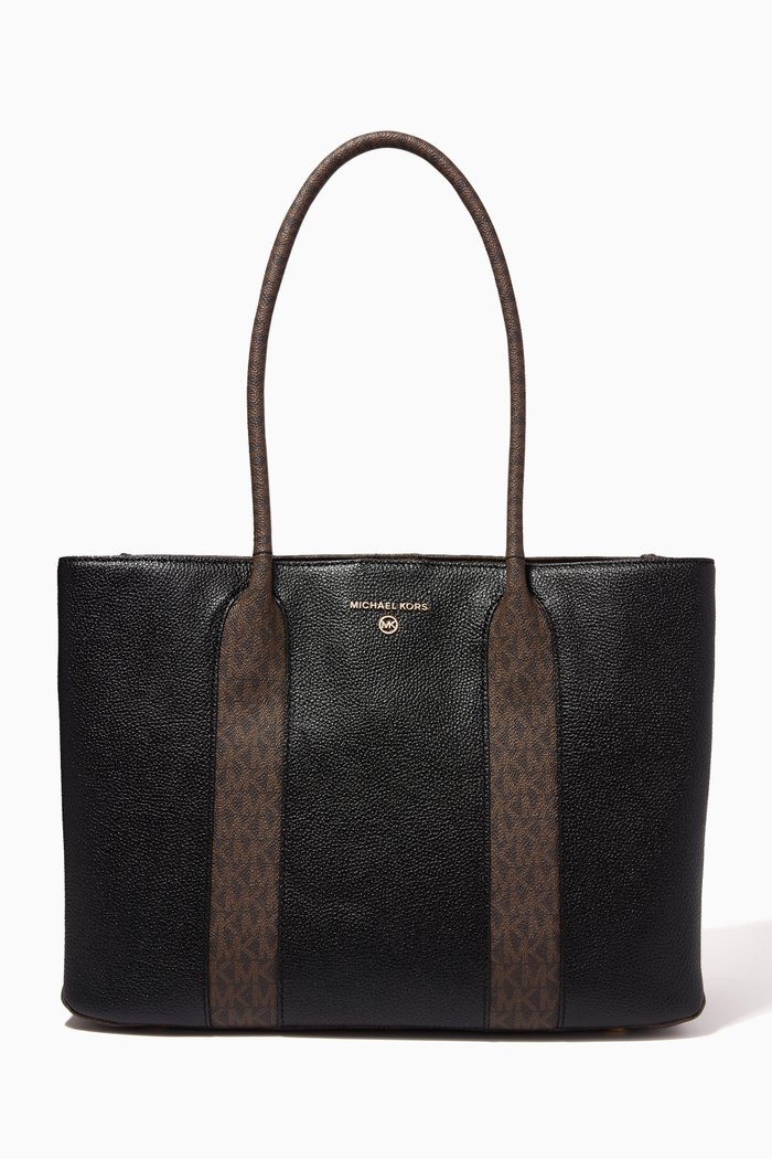 

Large Austin Tote Bag in Leather, Black