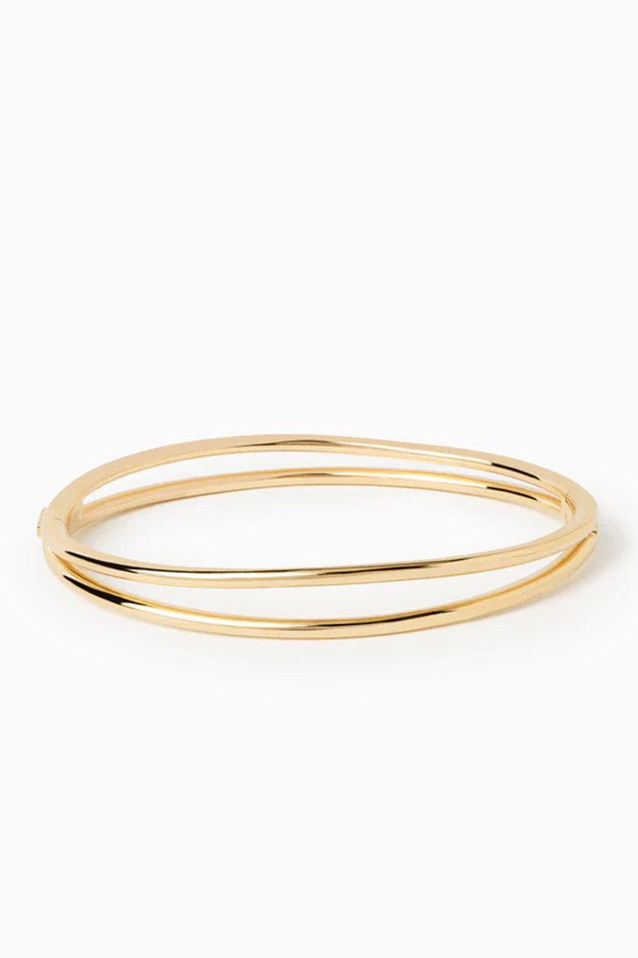 

Twister Bangle in 18kt Gold-plated Sterling Silver