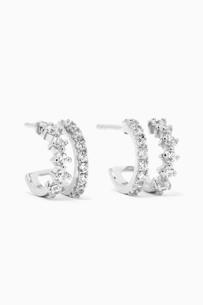 

Rubi Hoop Earrings in Sterling Silver