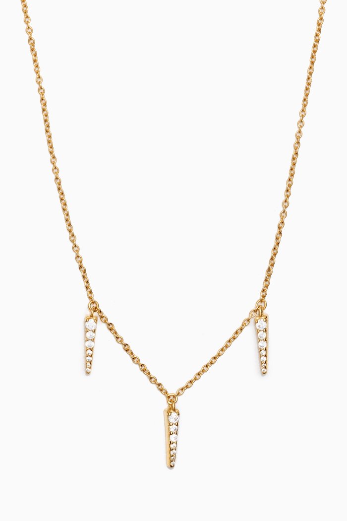 

Peak Supreme Necklace in 18kt Gold-plated Sterling Silver