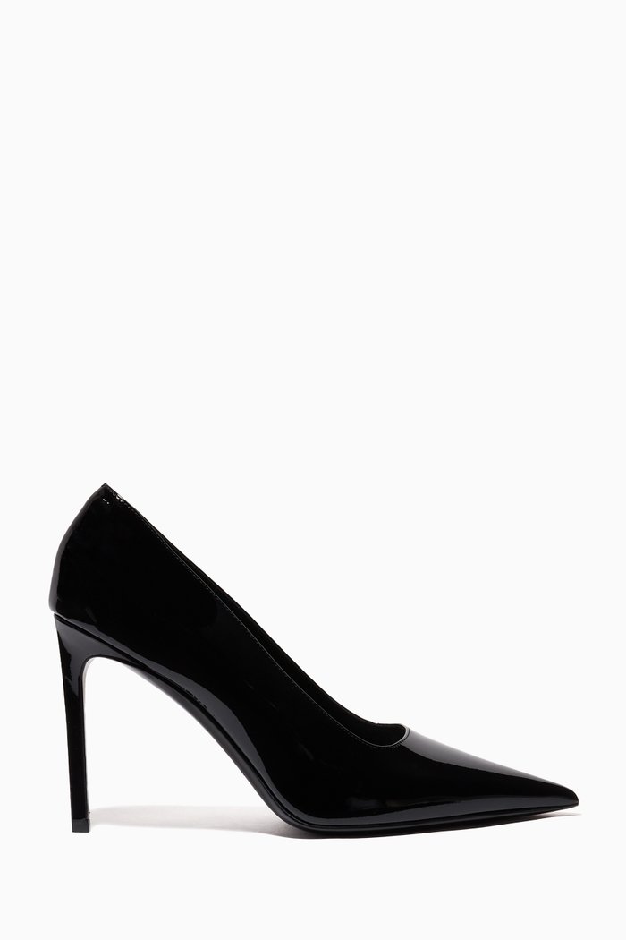 

Martine Runway Pumps in Patent Leather, Black