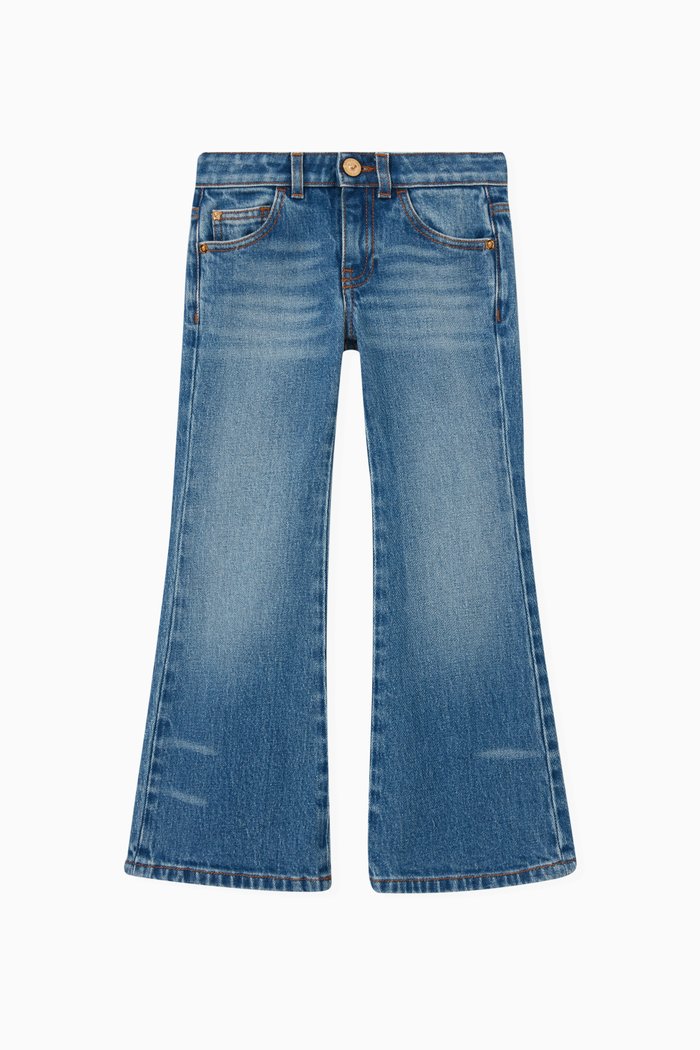 

Medusa Jeans in Cotton Denim, Blue