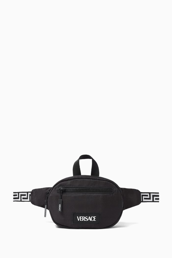 

Greca Belt Bag in Nylon, Black