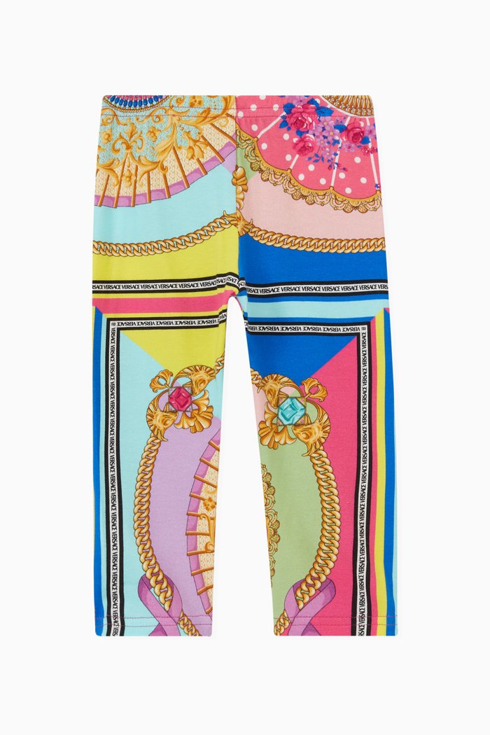 

I Ventagli Leggings in Cotton, Multicolour