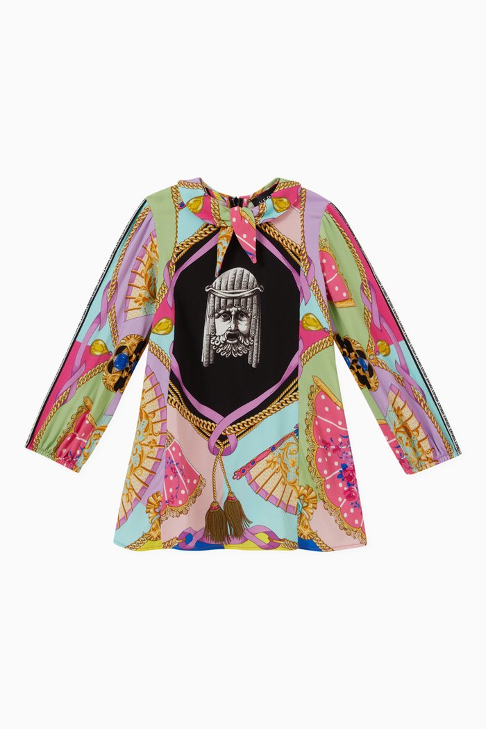 

I Ventagli Dress in Viscose, Multicolour