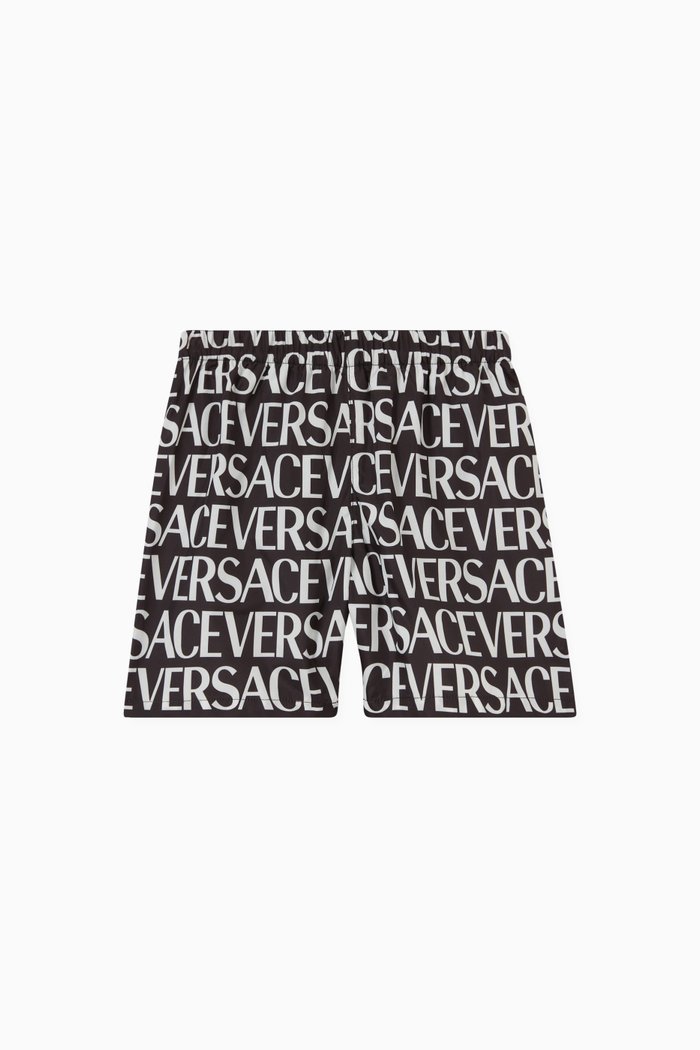 

Logo Swim Shorts in Nylon, Black