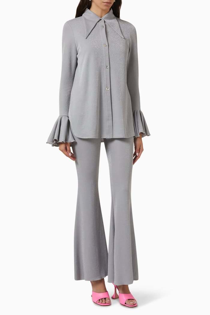 

Lounge Suit in Lurex, Silver