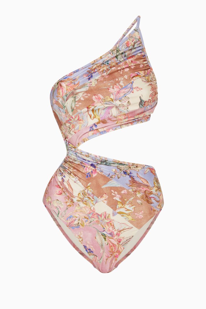 

Cira One-piece Swimsuit in Italian Lycra®, Multicolour