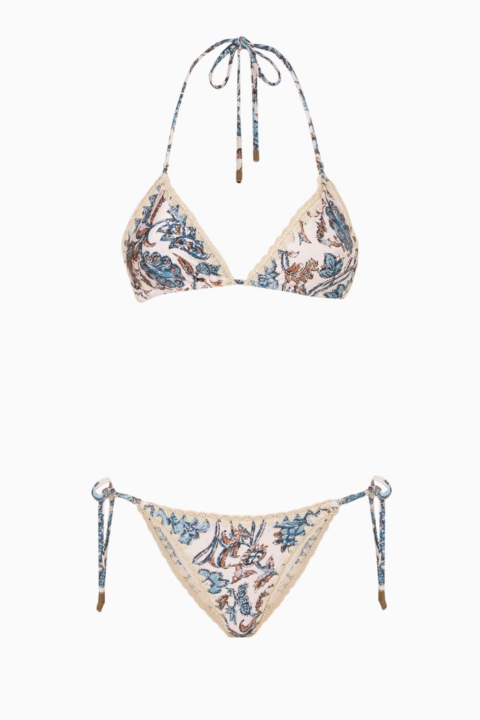 

Vitali Crochet Bikini Set in Italian Lycra®, Multicolour