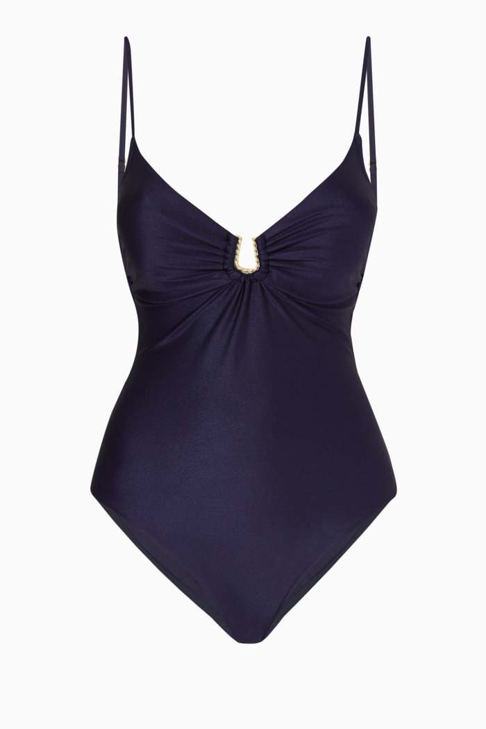 

Vitali U-link One-piece Swimsuit in Italian Lycra®, Blue