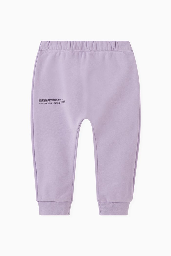 

Baby 365 Track Pants in Organic Cotton, Purple