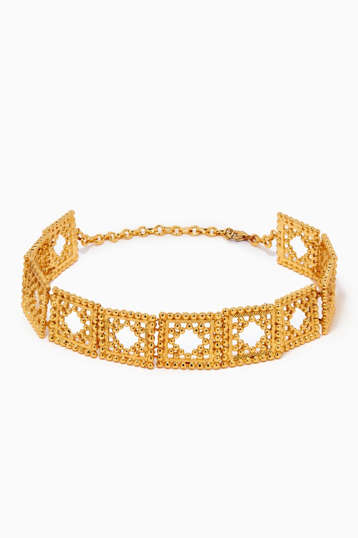 

Ravi Choker in 24kt Gold-plated Brass