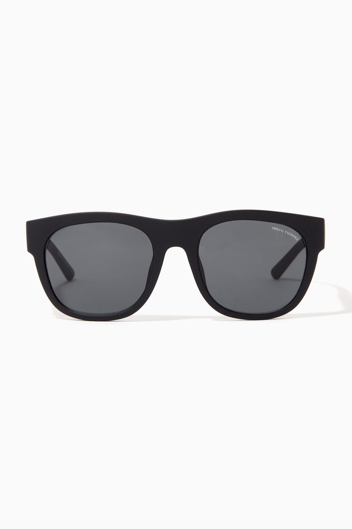 

x Smiley Sunglasses in Bio-based Nylon, Black