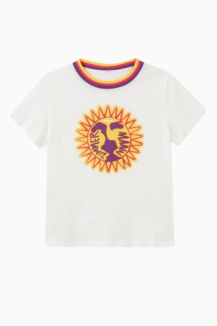 

Clover Sun T-shirt in Cotton, Neutral