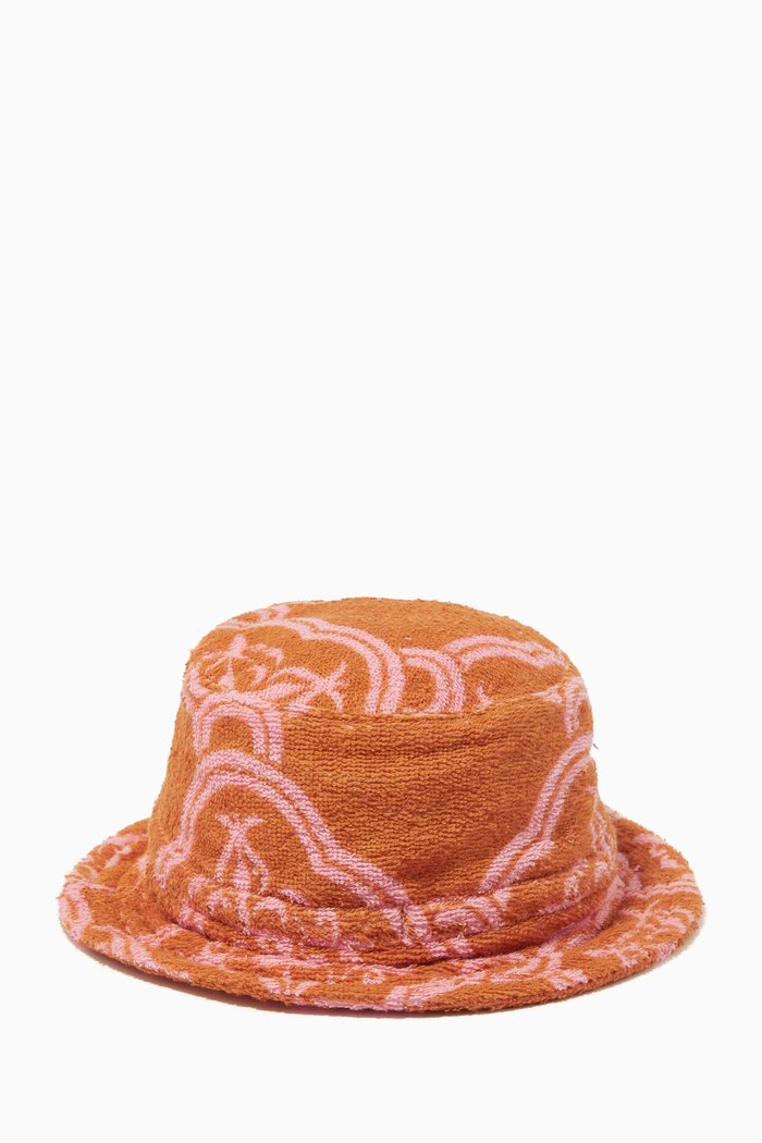 

Reversible Bucket Hat in Cotton, Multicolour