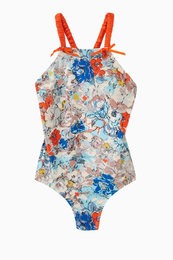 

Clover Floral One-piece Swimsuit in Polyamide, Multicolour