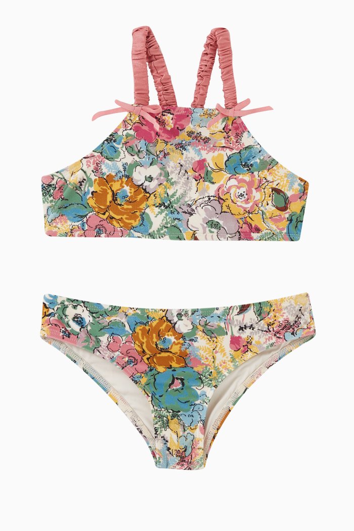

Clover Floral Bikini Set in Polyamide, Multicolour