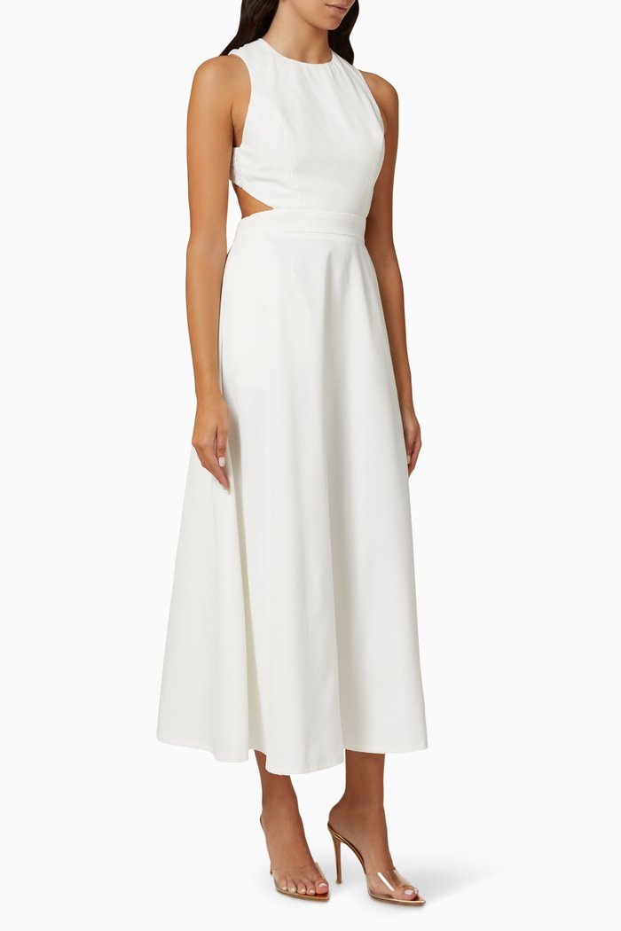 

Inner Guidance Maxi Dress in Polyester, White
