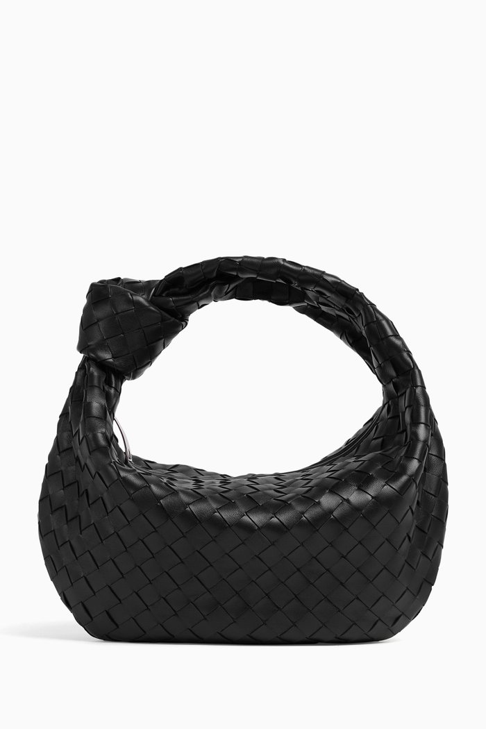 Teen Jodie Bag in Intrecciato Nappa, Black