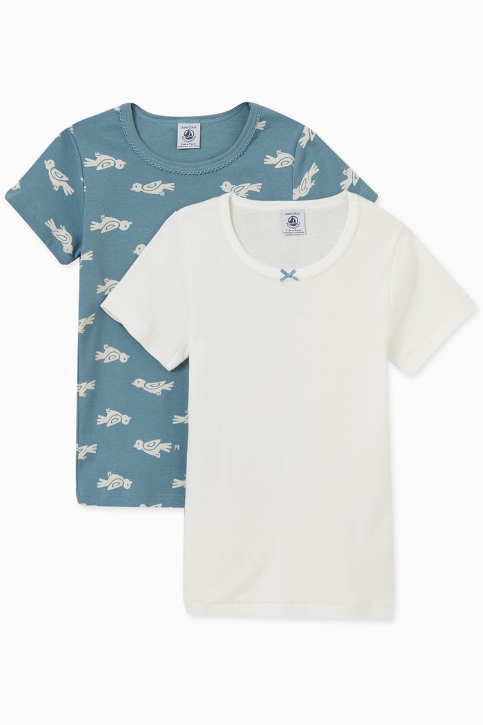 

T-shirt in Organic Cotton, Set of 2, Multicolour