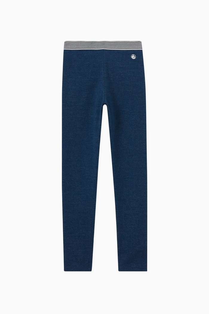 

Leggings in Cotton Stretch, Blue