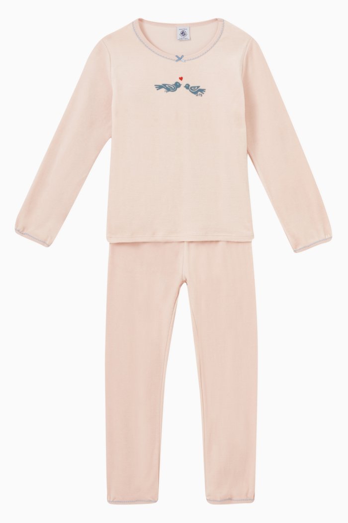 

Pyjama Set in Cotton Velvet, Pink