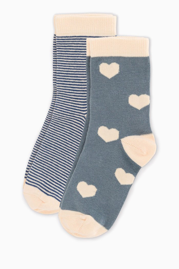 

Socks in Cotton Blend, Set of 2, Multicolour