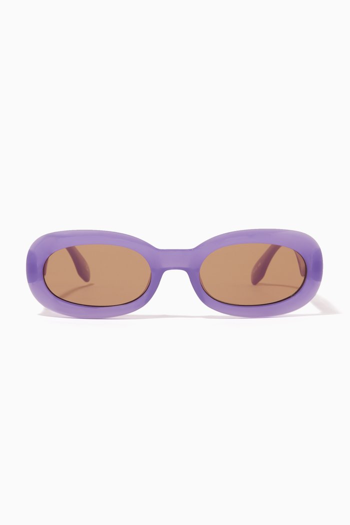 

Outta Trash Sunglasses in BPA-free Plastic, Purple