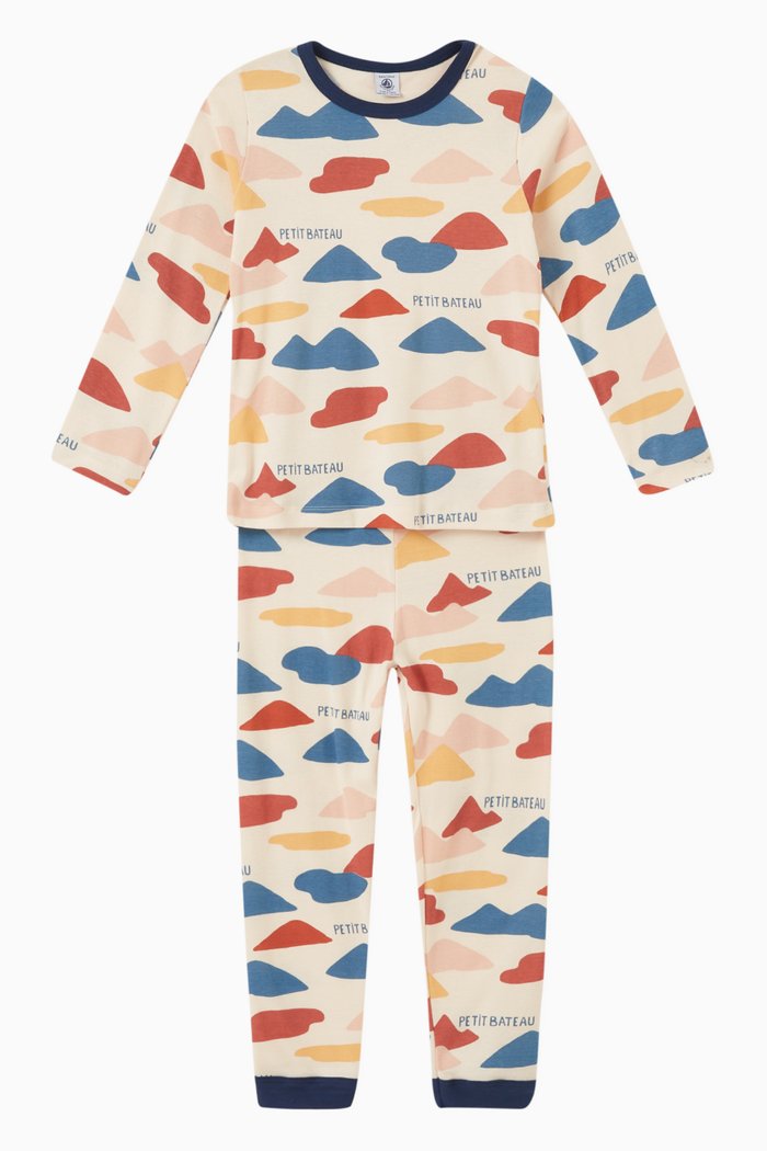 

Abstract Pyjama Set in Cotton, Multicolour