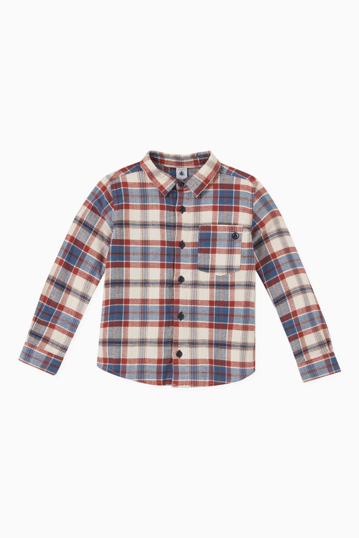 

Checkered Shirt in Cotton, Multicolour